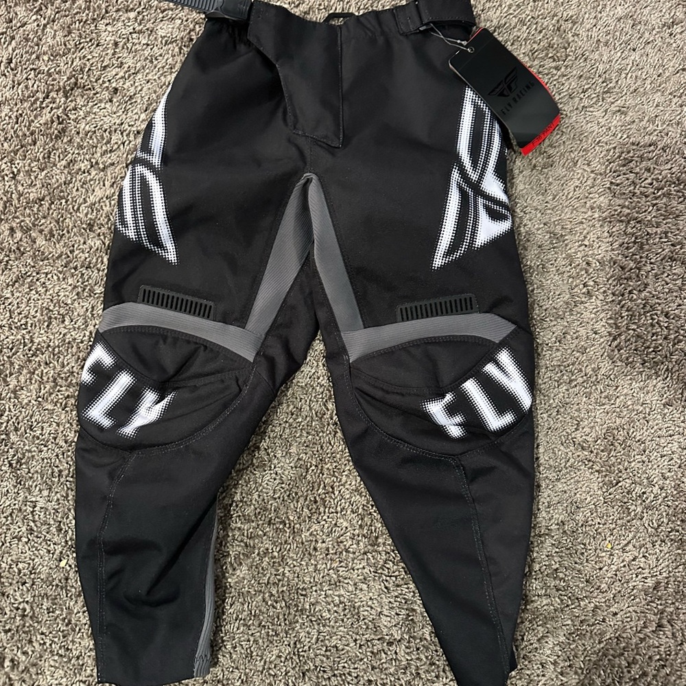 Fly Racing Black and white Pants